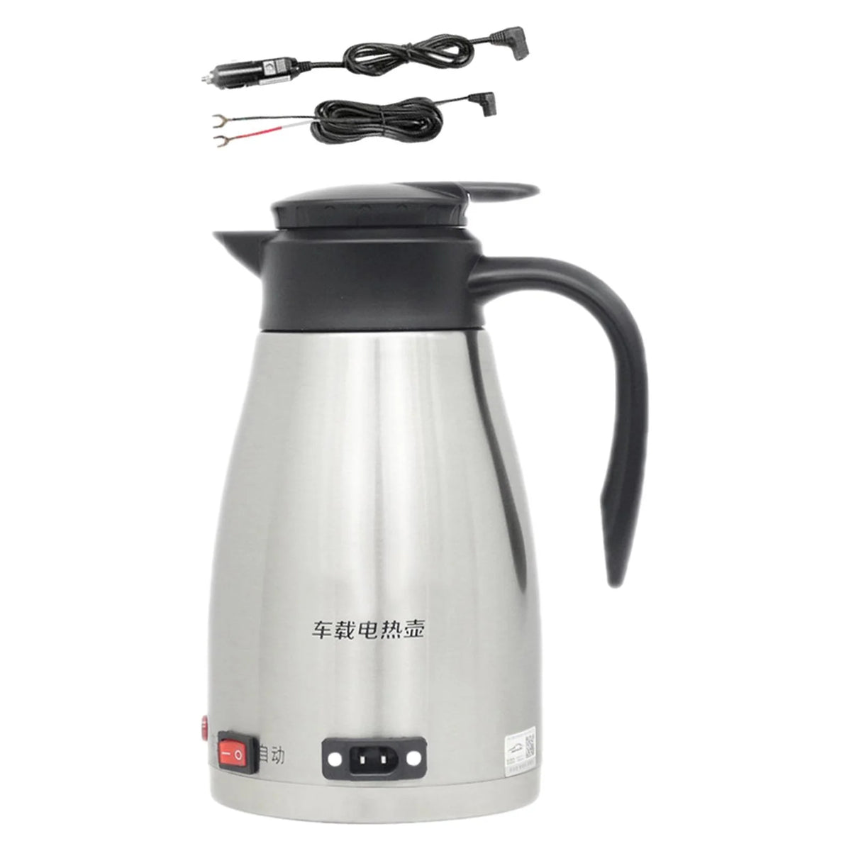 12V Stainless Steel Car Electric Kettle with Indicator Light H344602