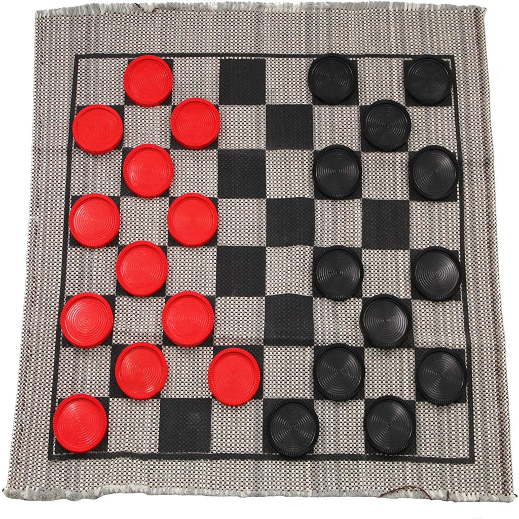 Jumbo Checkers Rug Game R88952