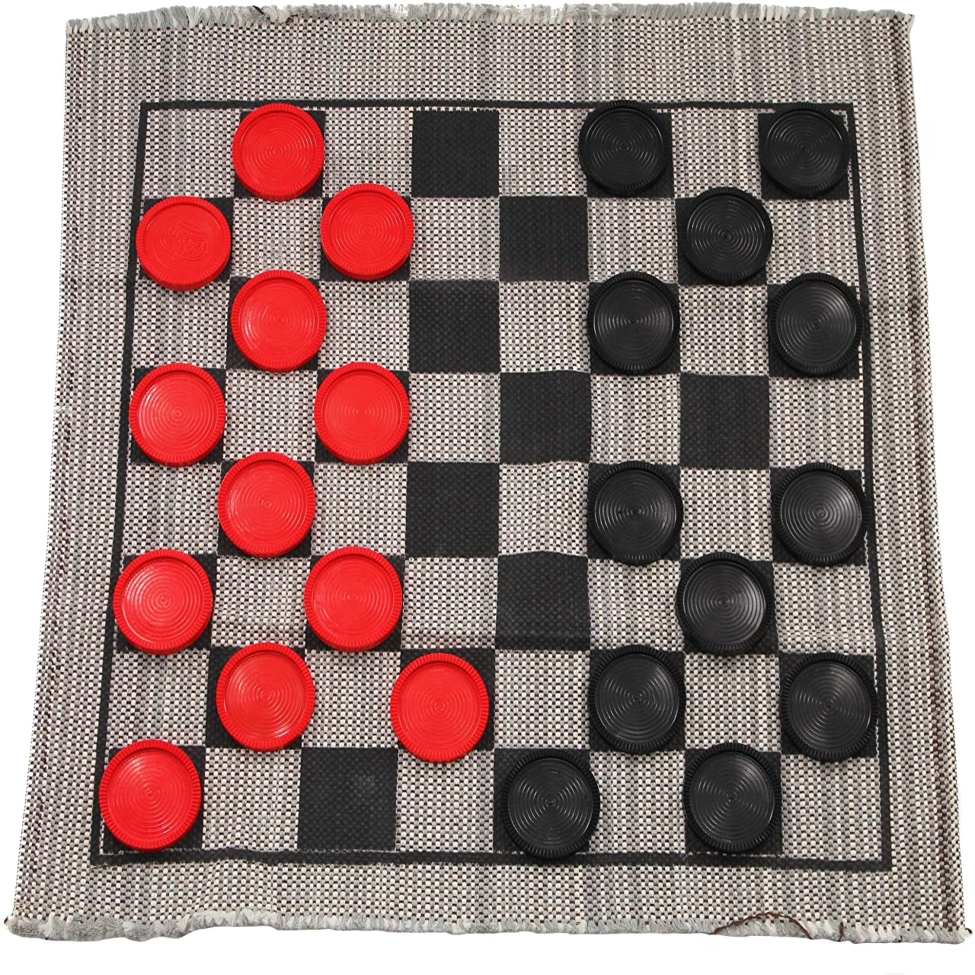Jumbo Checkers Rug Game R88952