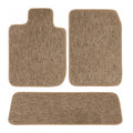 Beige All-Weather Textile Car Mats for Tesla Model X H26557