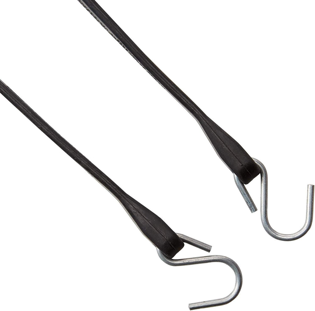 Pack of 50 41 inch Rubber Bungee Cords with Metal S Hooks R551