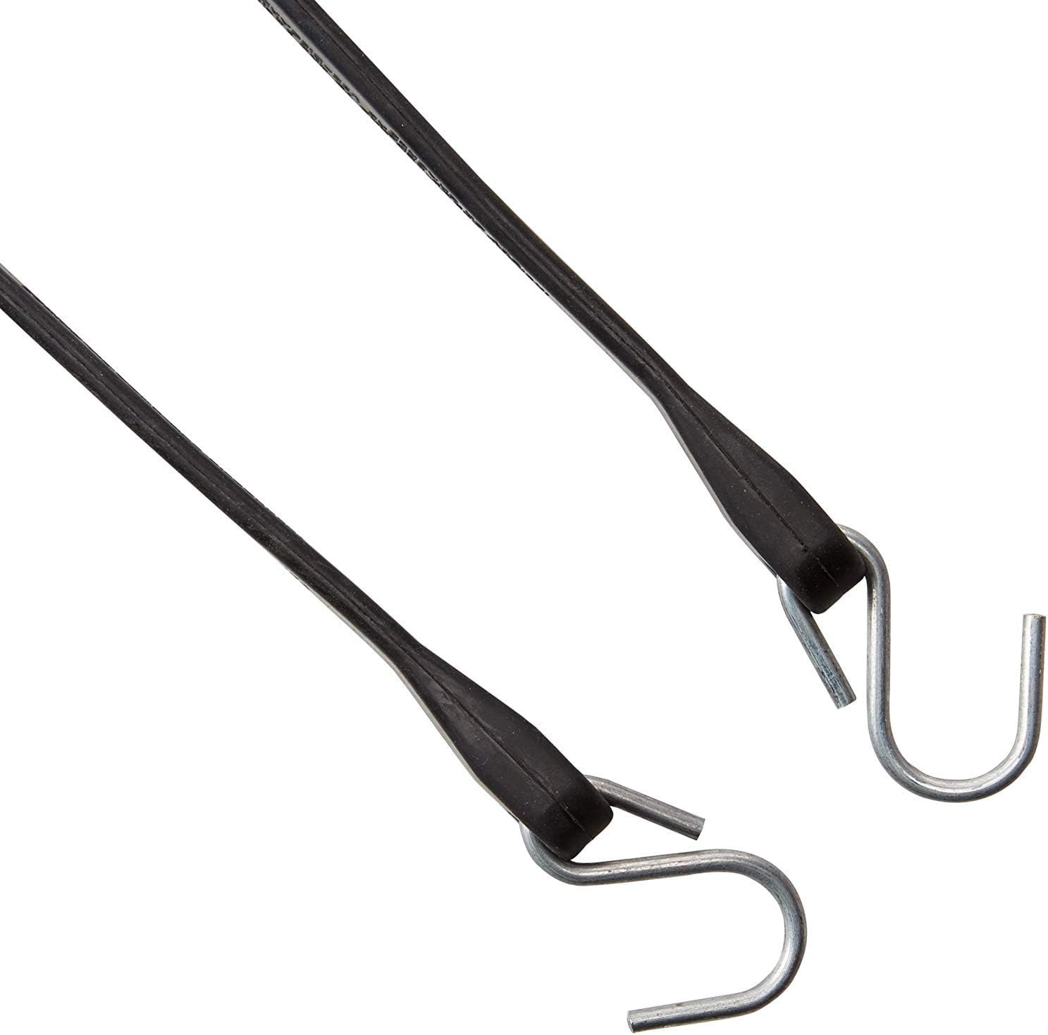 Pack of 50 41 inch Rubber Bungee Cords with Metal S Hooks R551