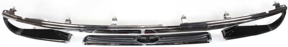 Chrome Shell Grille with Painted Black Insert O799878