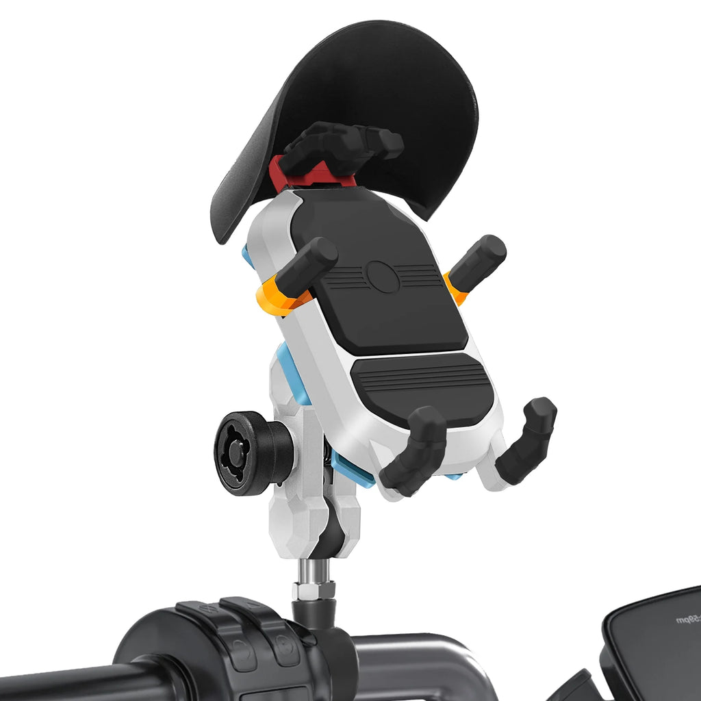 Motorcycle Phone Mount Holder Waterproof 360° Rotation M8 Screw Mount for 3.5-6.5inch Phone B6225