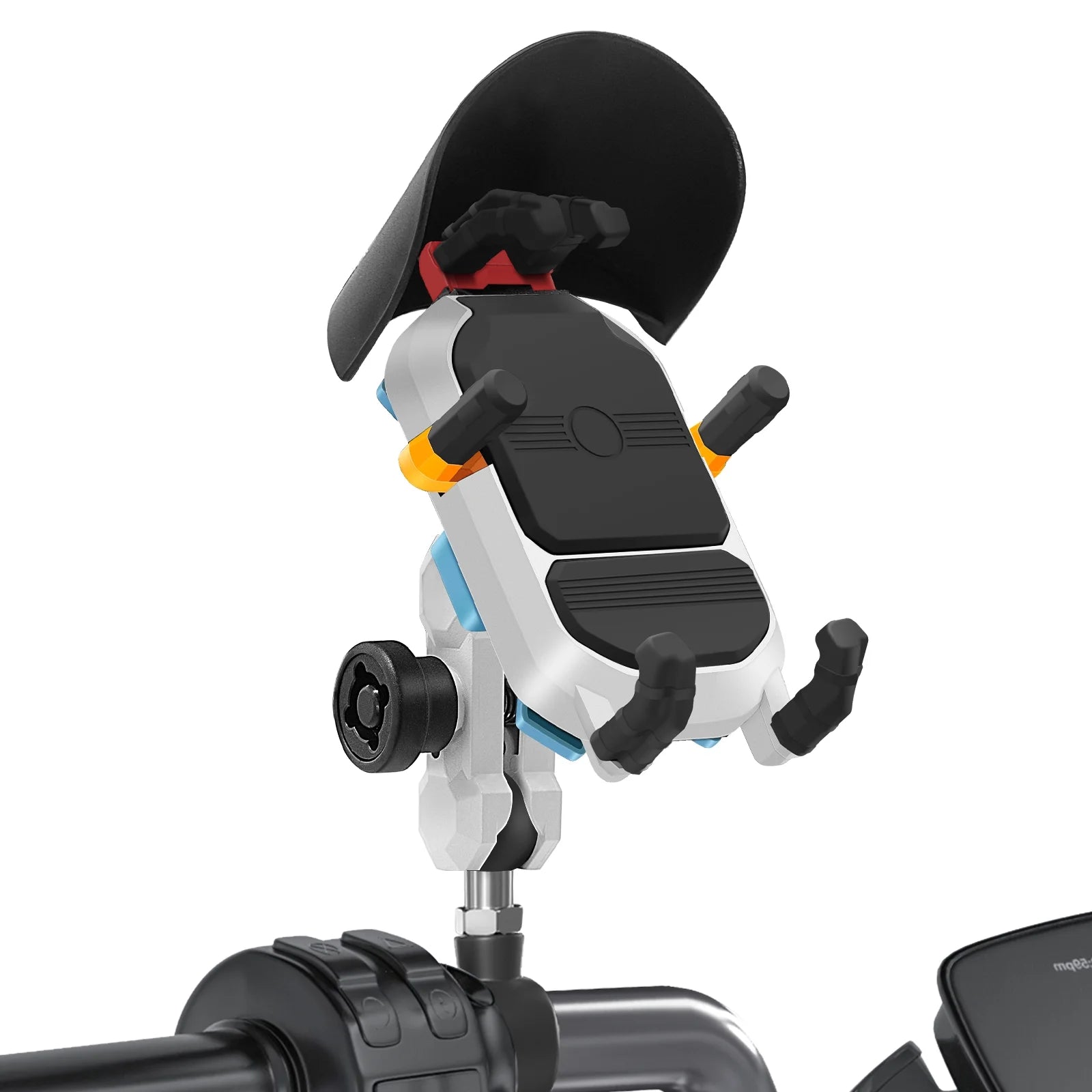 Motorcycle Phone Mount Holder Waterproof 360° Rotation M8 Screw Mount for 3.5-6.5inch Phone B6225
