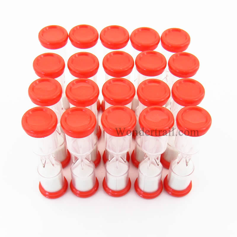 Sand Timer Approximately 90 Second Pack of 25 S39958