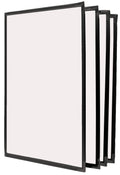 Black 8.5x11 Book Style Cafe Menu Cover (pkg of 10) M1508