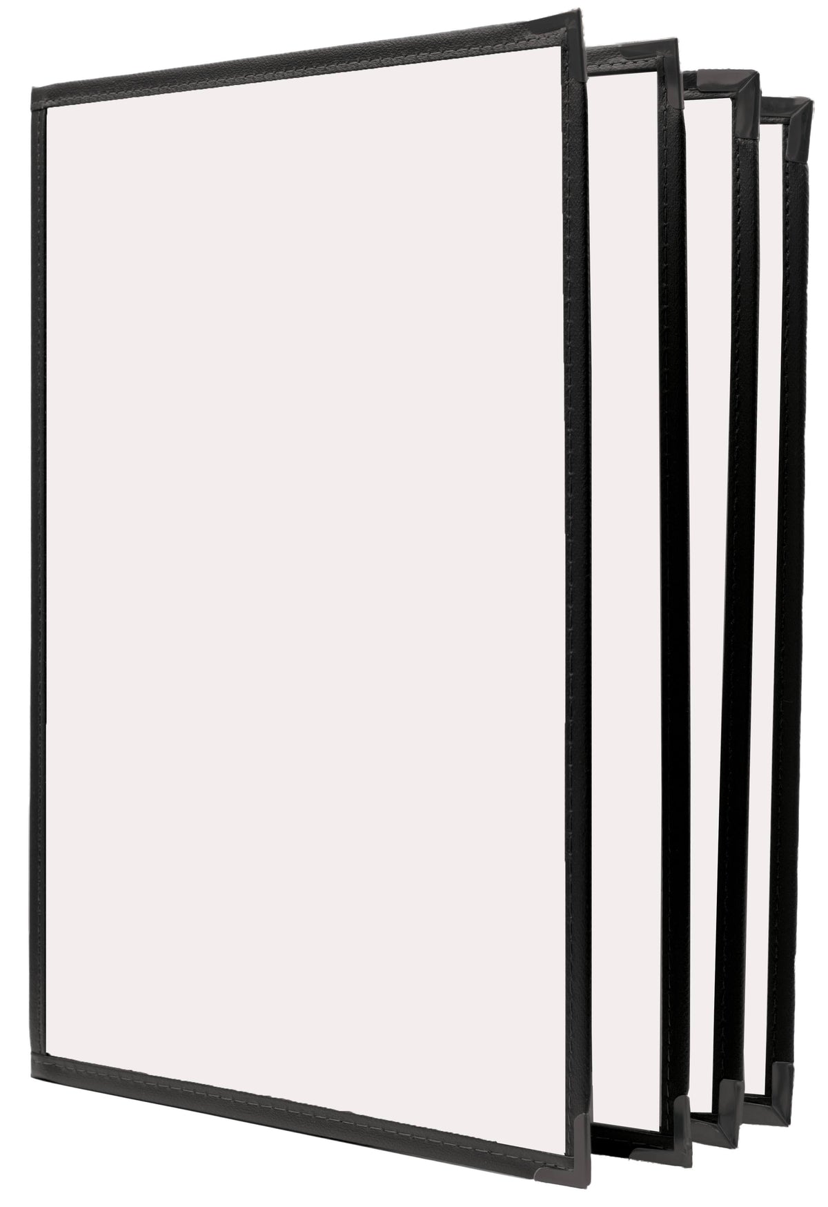 Black 8.5x11 Book Style Cafe Menu Cover (pkg of 10) M1508
