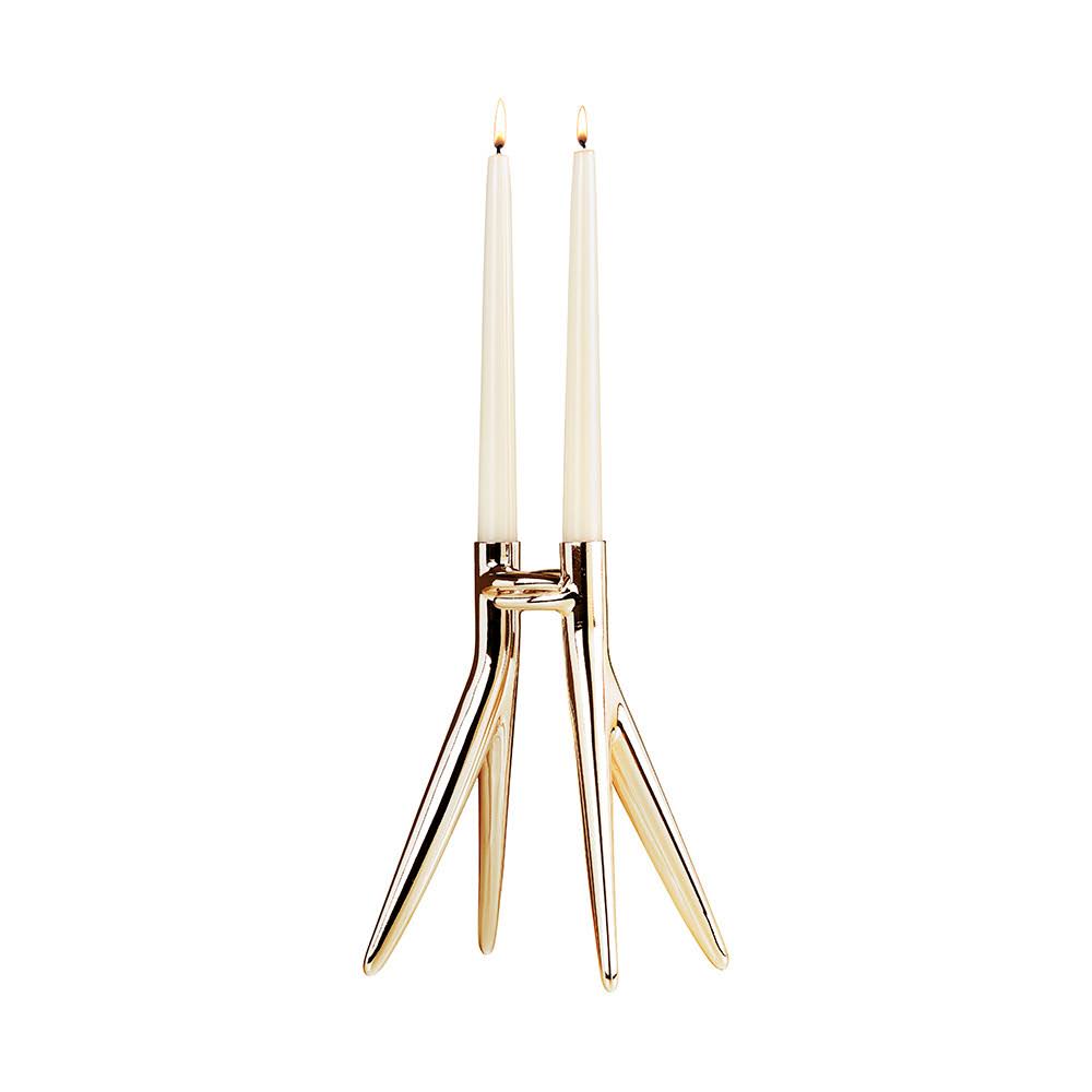 Gold Candle Holder U828