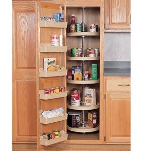 White Polymer 5 Shelf Lazy Susan V6366