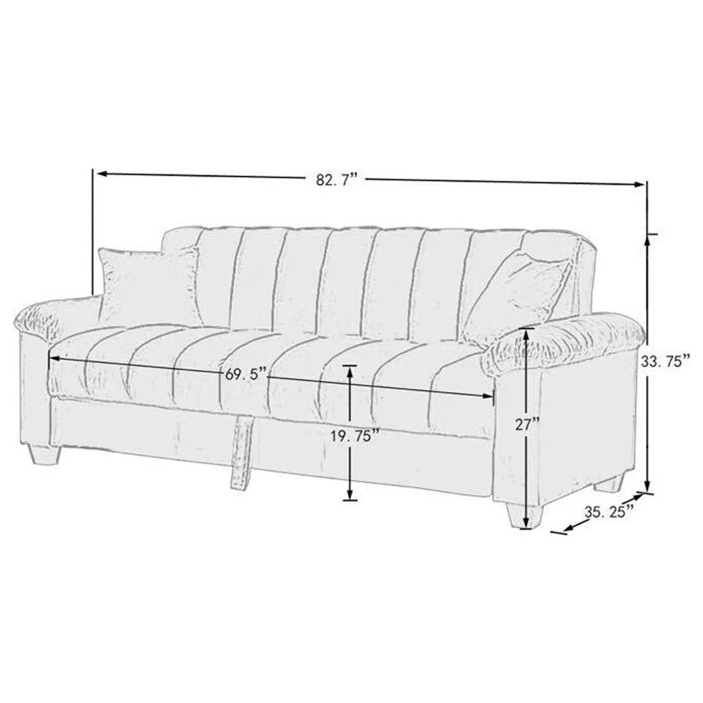 Black Faux Leather Recliners 3-Piece Set Z330