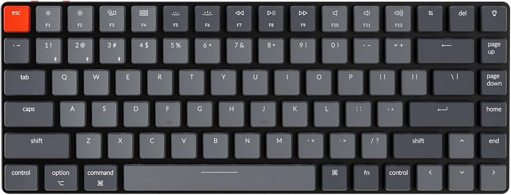 84 Keys Ultra-Slim Wireless Mechanical Keyboard with White LED Backlit J33610
