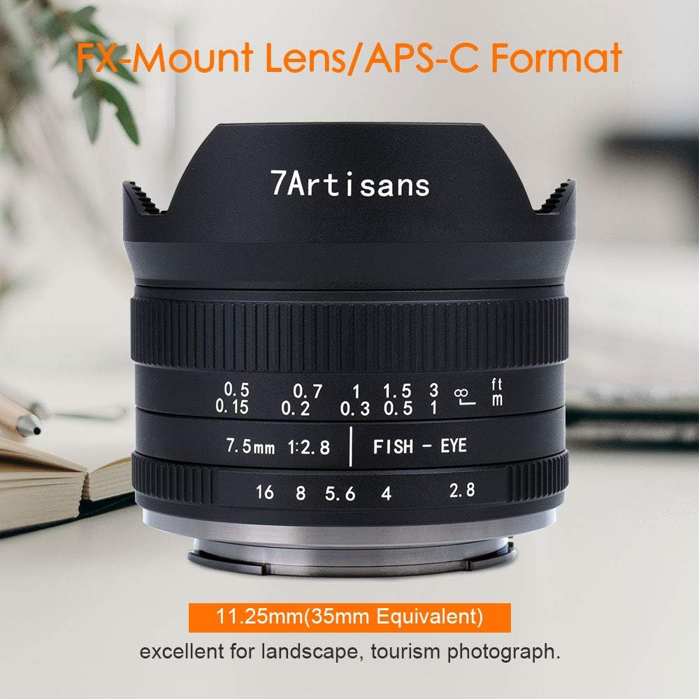 7.5mm F2.8 II Fisheye Lens E10403