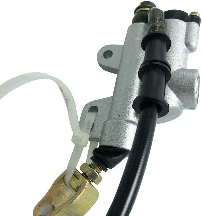Rear Hydraulic Brake Caliper Assembly with Disc Rotor Kit for Go-kart ATVs 4 Wheeler J4838