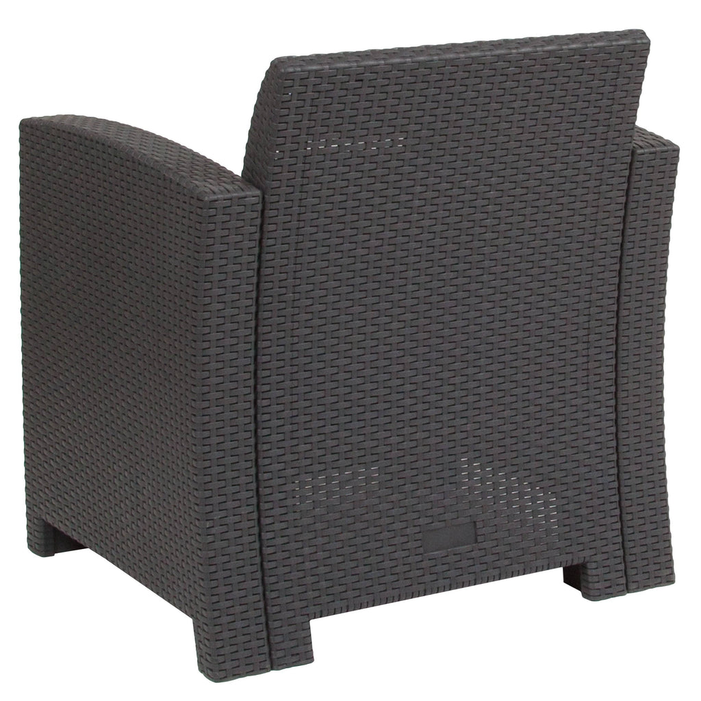 Rattan Lounge Chair E683