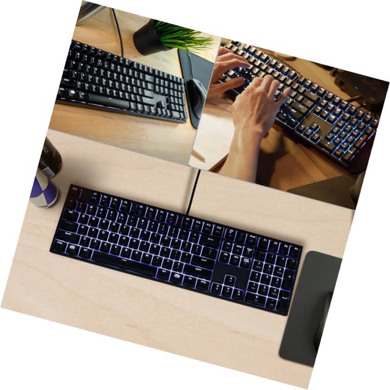 Black USB Mechanical Keyboard I22913