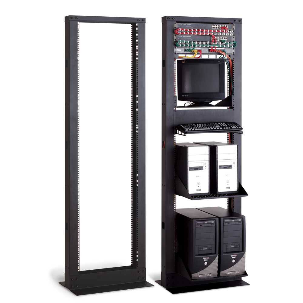 41U 2-Post Cable Cove Rack K9288