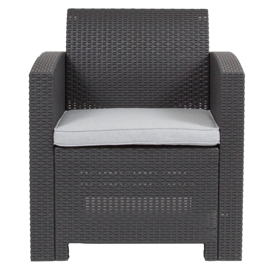 Rattan Lounge Chair E683