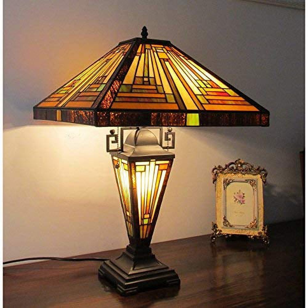 Tiffany-style 3 Light Table Lamp C5870