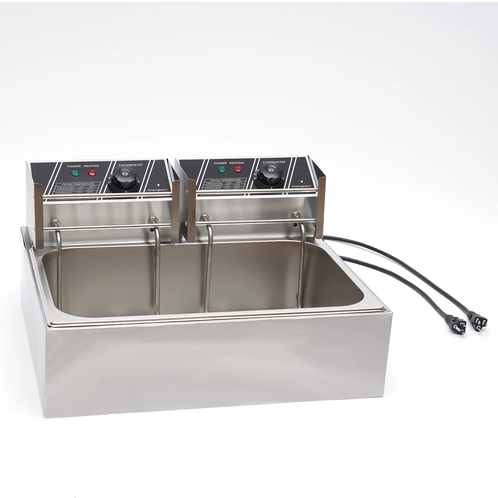 12L 5000W Commercial Electric Countertop Deep Fryer W143