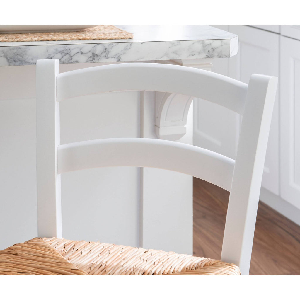 White 2-Piece Counter Stool Set M4578