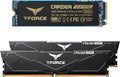 DDR5 32GB Kit (2x16GB) 5200MHz CL40 Desktop Memory Bundle with 1TB NVMe PCIe Gen4 M.2 2280 Gaming SSD C139