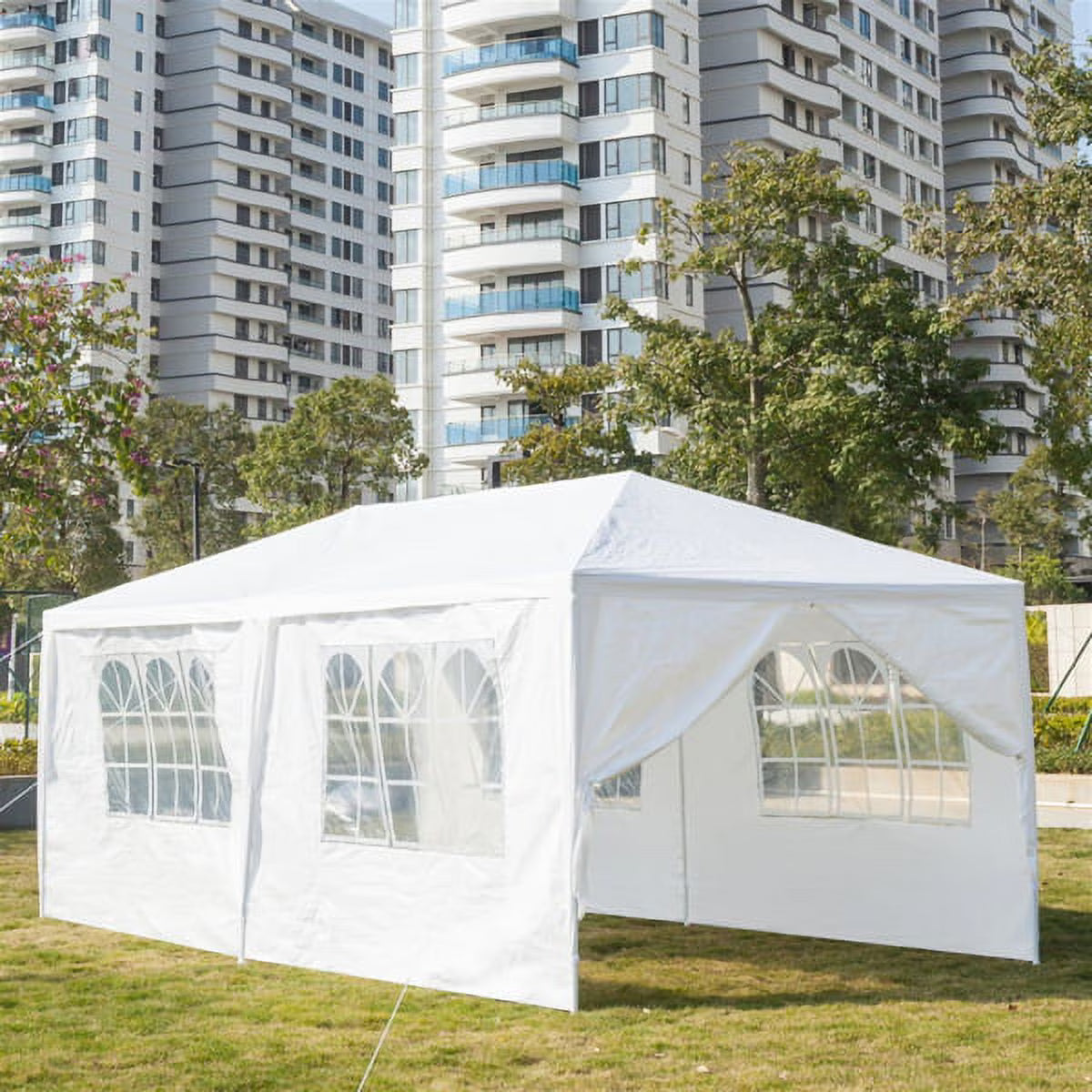 10' x 20' Party Tent Gazebo Canopy with 4 Removable Sidewalls E645