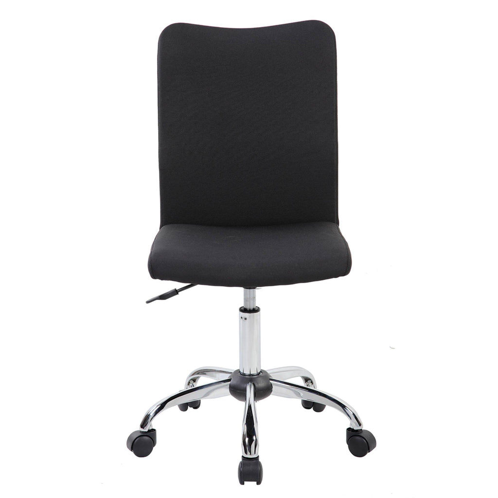 Black Armless Task Chair W670