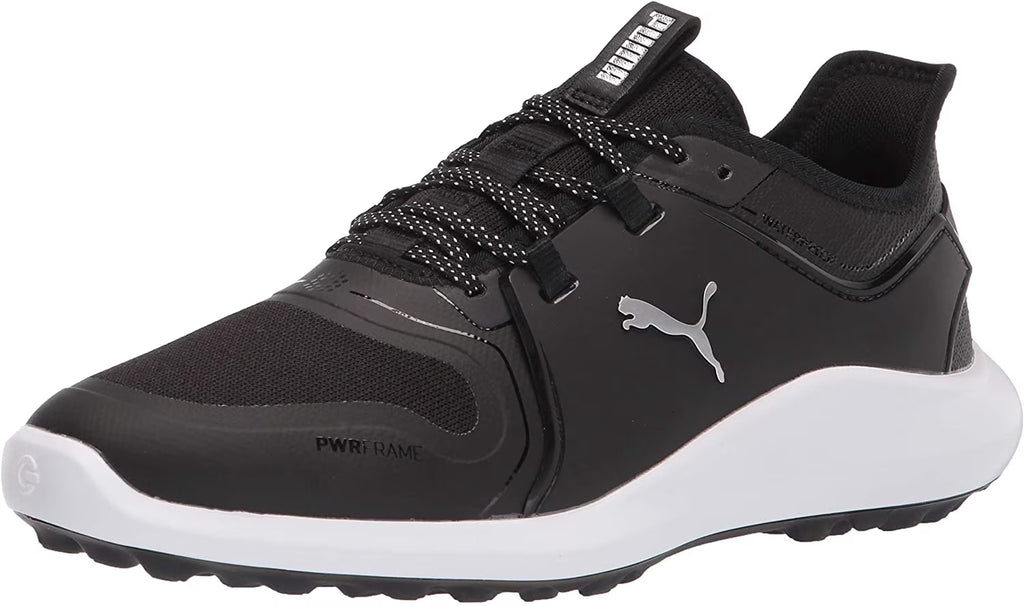 Puma Black Silver White Golf Shoe D90799