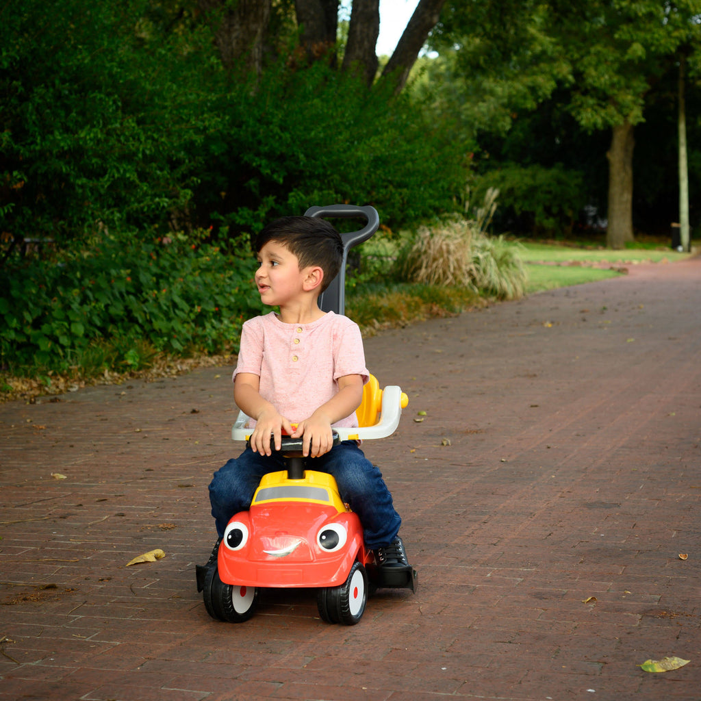 Red 3 in 1 Ride on Car U4079