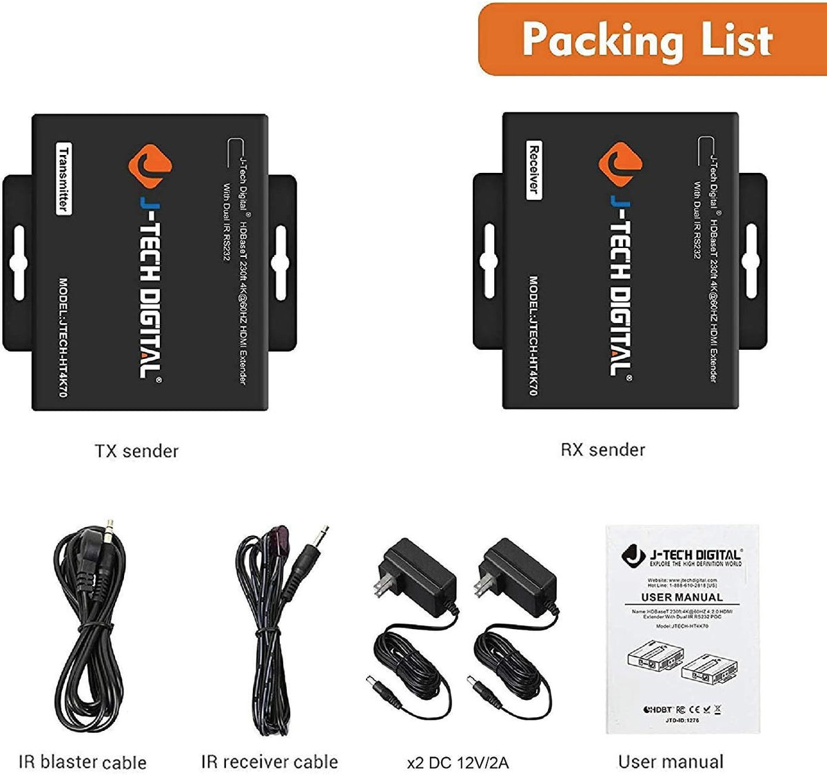HDBaseT 4K HDMI Extender J116
