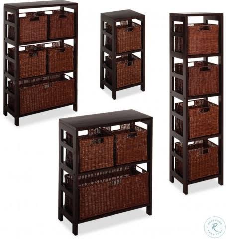 6pc Shelf and Baskets 4 Small 1 Large H363732