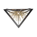 Matte Black Satin Brass Flush Mount K96693