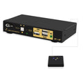 4 Port HDMI 2.0 USB 3.0 KVM Switch with Cables H325