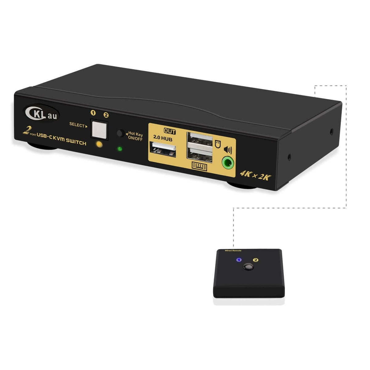 4 Port HDMI 2.0 USB 3.0 KVM Switch with Cables H325
