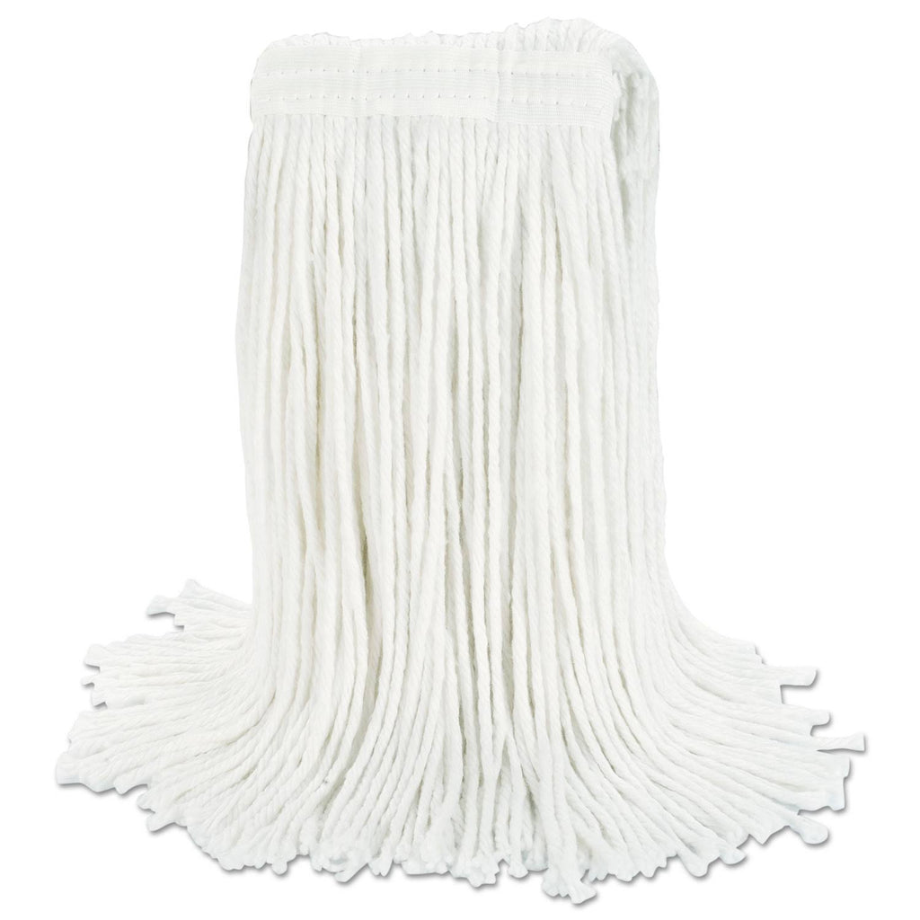White Rayon Cut-End Wet Mop Head, 12/Carton R3464