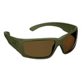 Green Frame Brown Polarized Lens Anti-Fog Coating Safety Glasses Q970