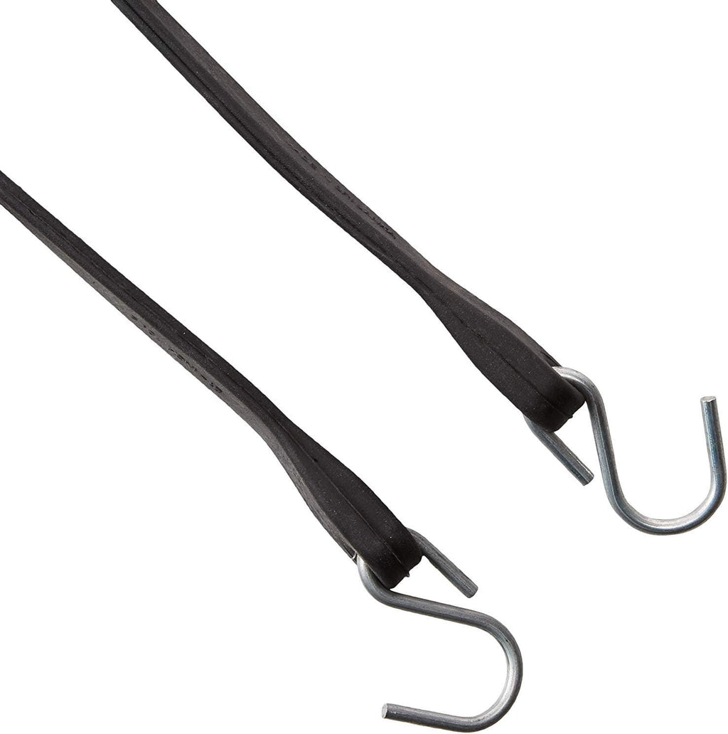 Pack of 50 41 inch Rubber Bungee Cords with Metal S Hooks R551