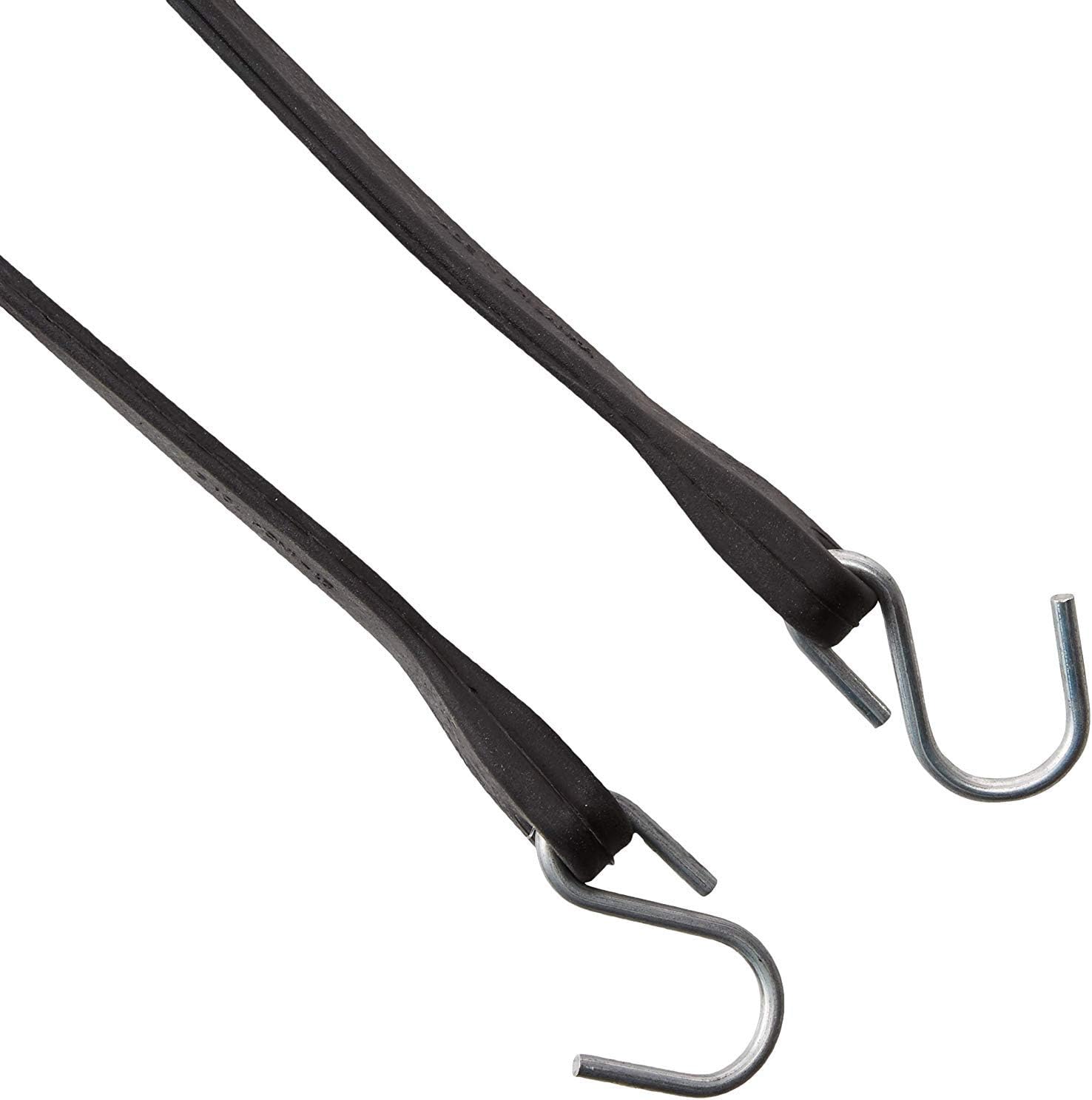 Pack of 50 41 inch Rubber Bungee Cords with Metal S Hooks R551