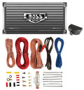 1600W 4 Channel Car Amplifier with Remote and 8 GA Amp Kit Q280