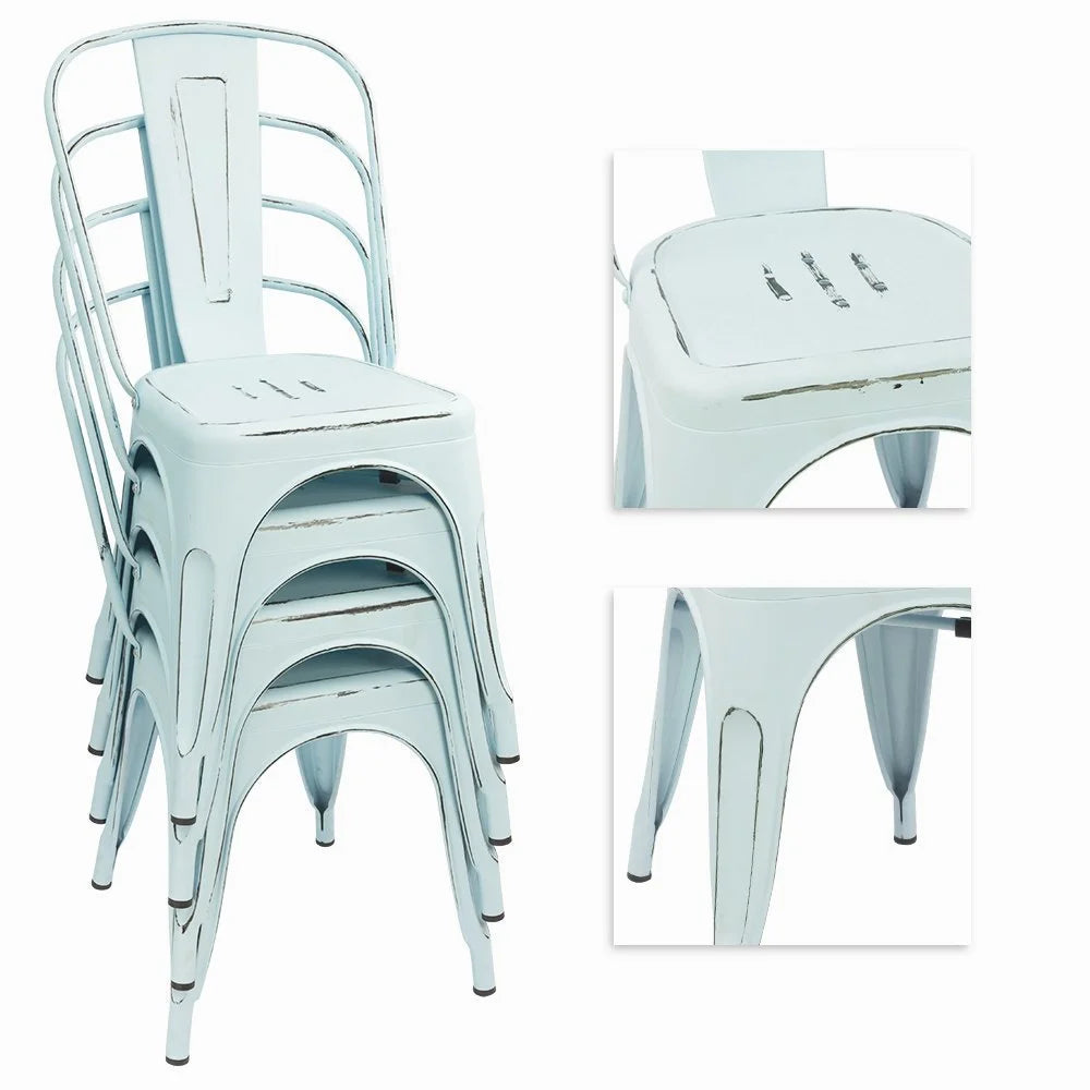Dream Blue Dining Chair, Set of 4 D915370