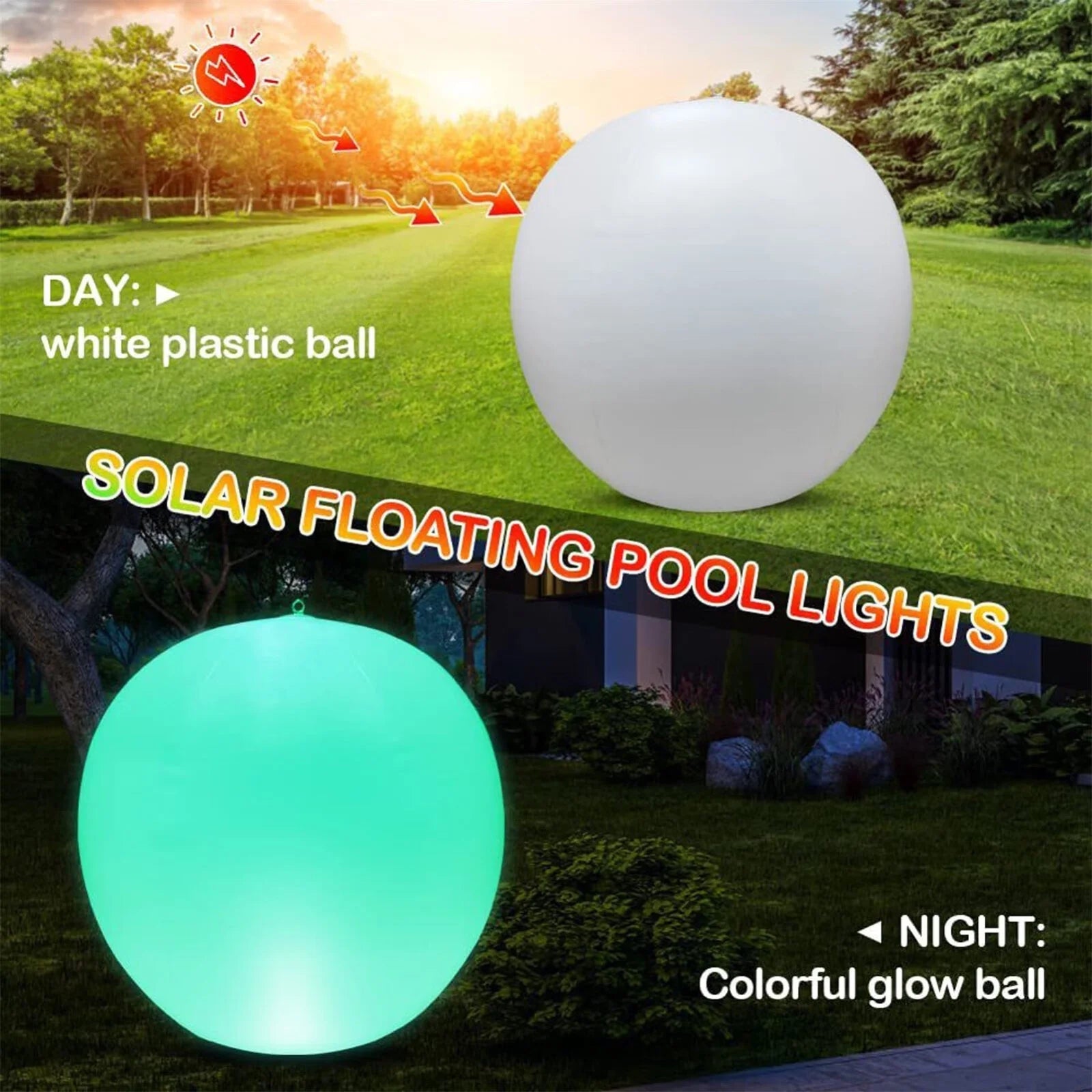 Light Up Glow In The Dark PVC Beach Balls V94039