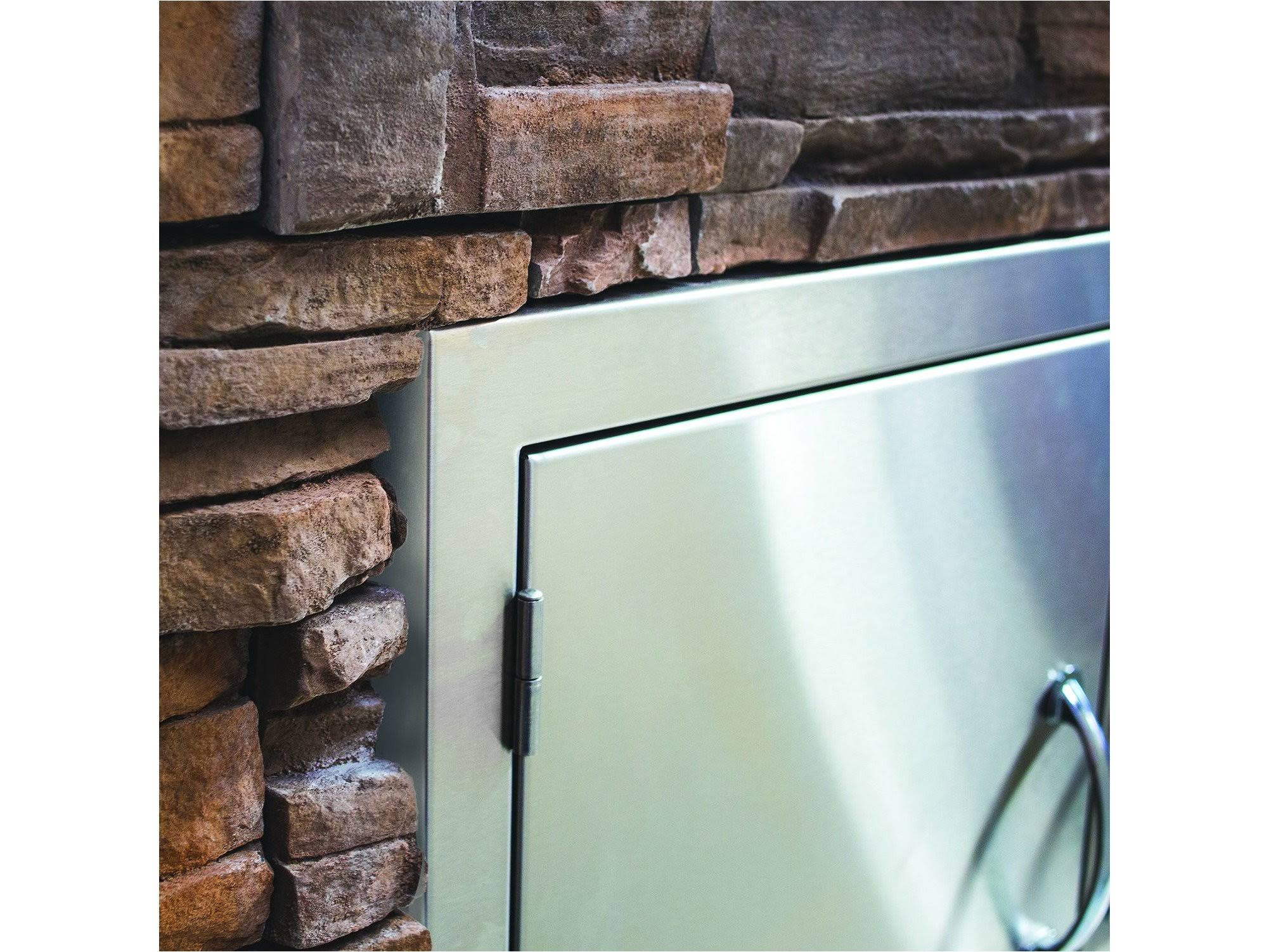20 x 27 inch Stainless Steel Vertical Access Door with Masonry Frame Q89613
