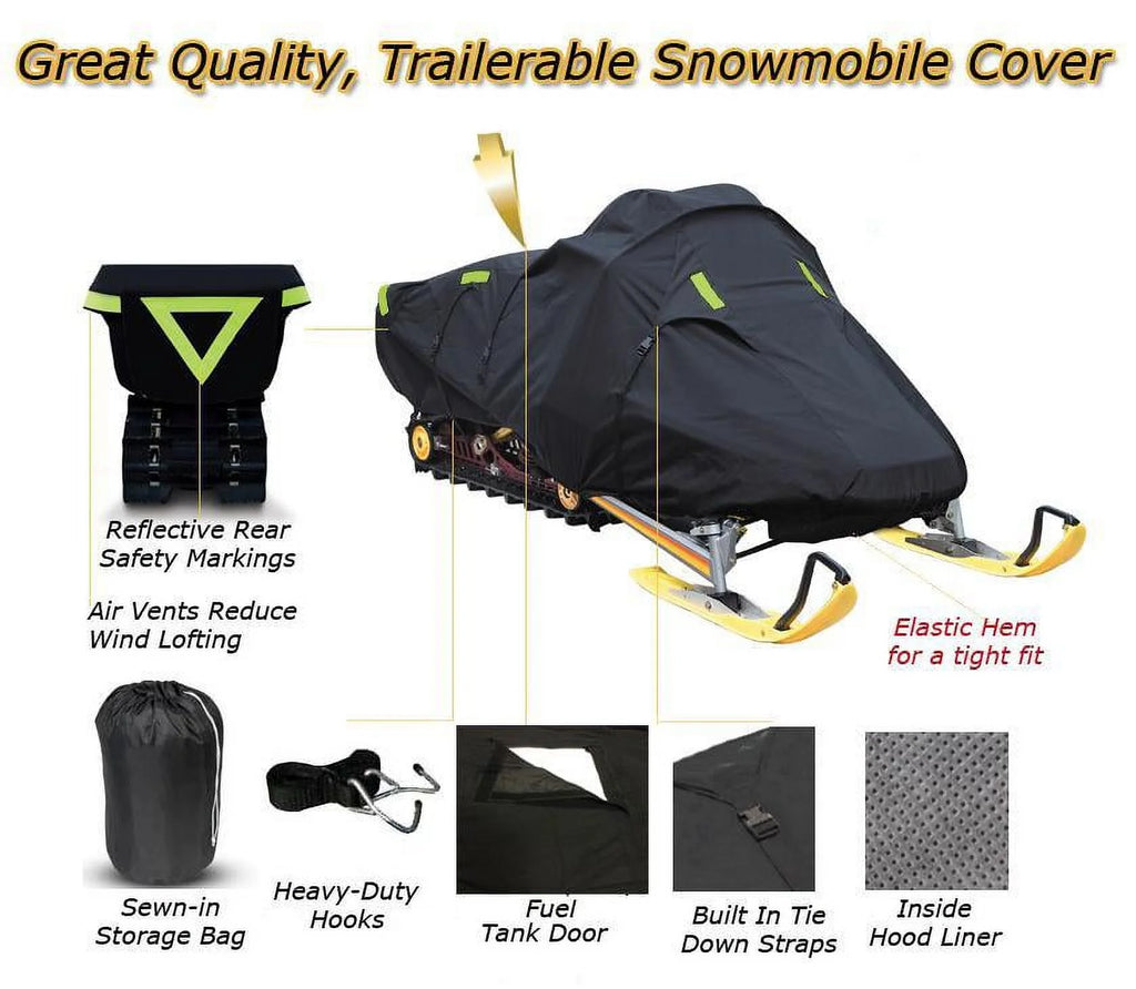 600 Denier Trailerable Snowmobile Cover H2866