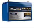 12V 100Ah PRO Lithium LiFePO4 Deep Cycle Rechargeable Battery with Built-in BMS W346973