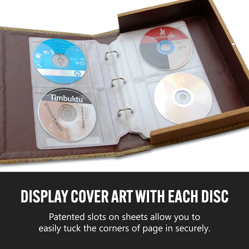 128 Capacity CD/DVD Storage Binder Set Q1479