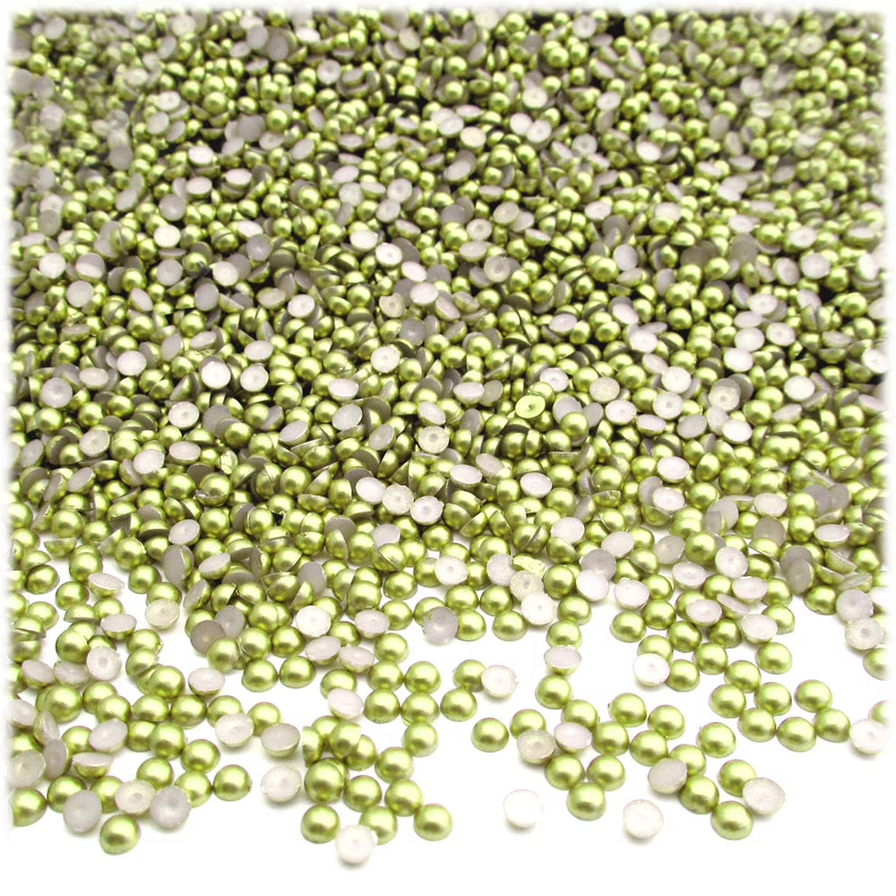 10000-pc Bright Phosphoric Green Plastic Pearl P267