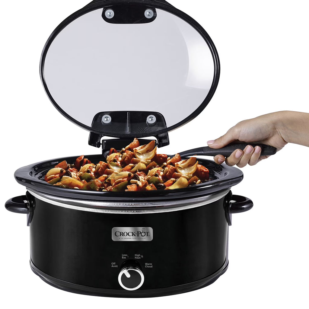 6-qt. Oval Slow Cooker, Black Y4549