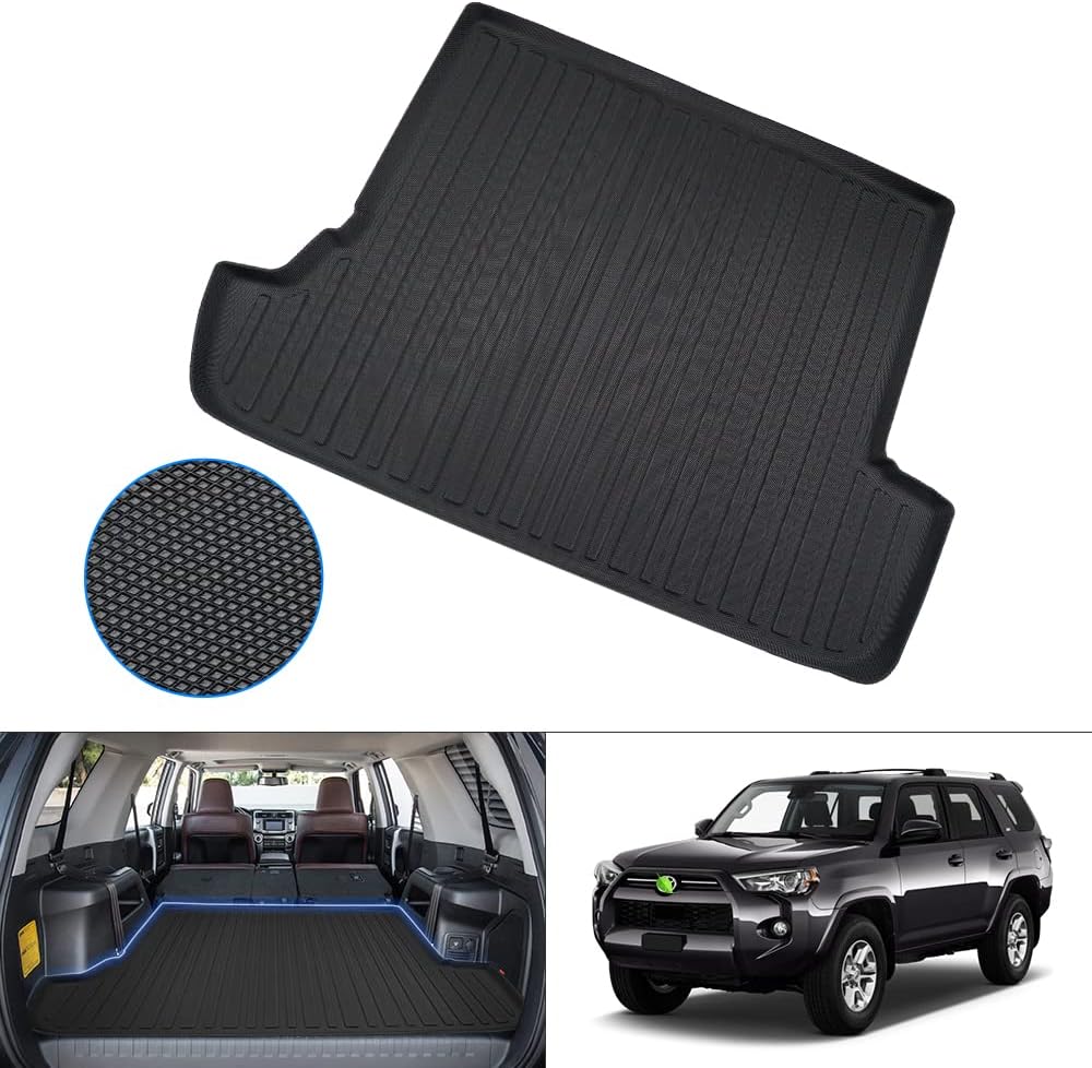 Black All Weather Car Cargo Mat for Toyota 4Runner with 3rd Row Seats I4633