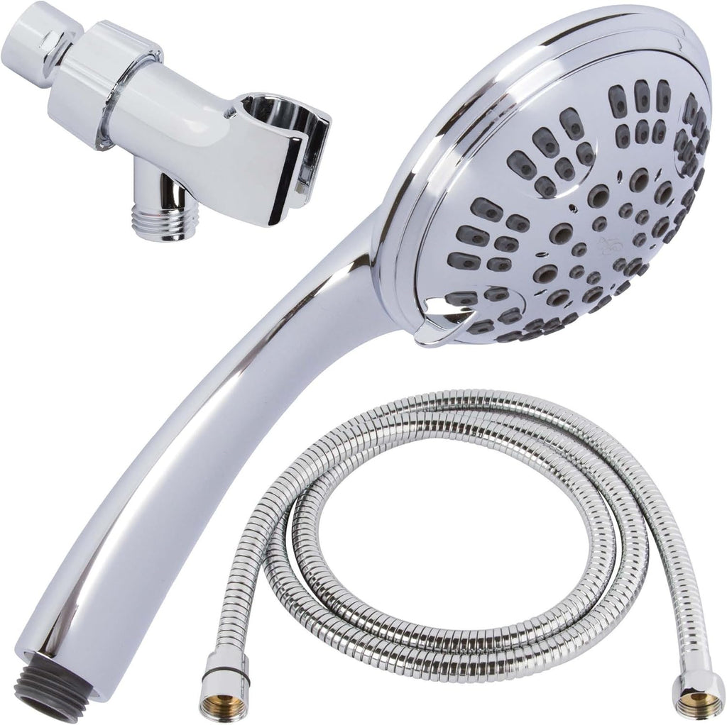 Brushed Nickel Handheld Shower Head Kit with Hose, 2.5 GPM, Pack of 2 H98636
